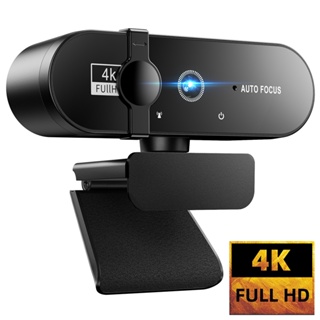 Mini webcam 4K 1080P, 2K full HD webcam with microphone, auto focus, suitable for PC, laptop, online camera
