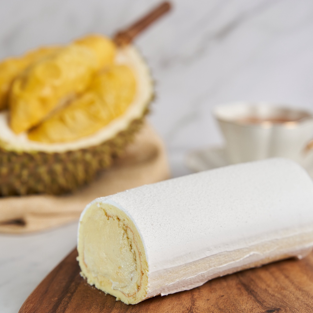[Four Seasons Durians] Premium Durian Swiss Roll (Whole) Shopee Singapore