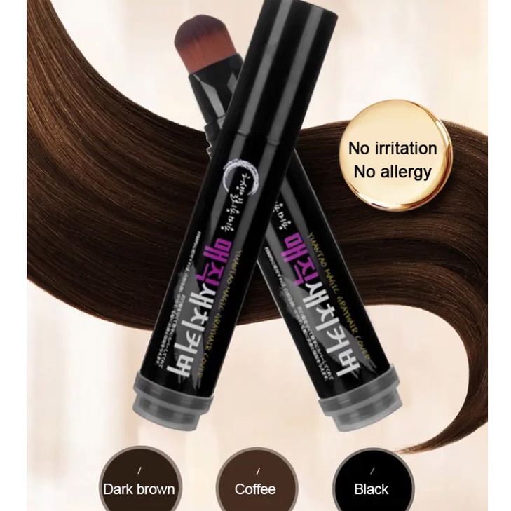 Protable Instant hair dye stick/Magic Gray hair Cover Shopee Singapore
