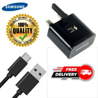 SG INSTOCK Samsung Fast Charging Set Cable Wire Adapter Plug 15W Black
