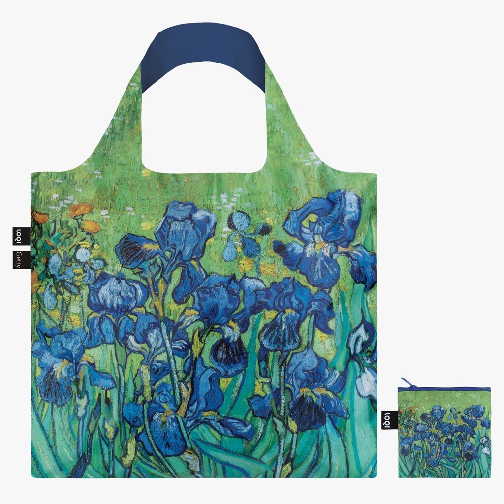 LOQI Museum Foldable Tote Bag - Vincent Van Gogh - Irises