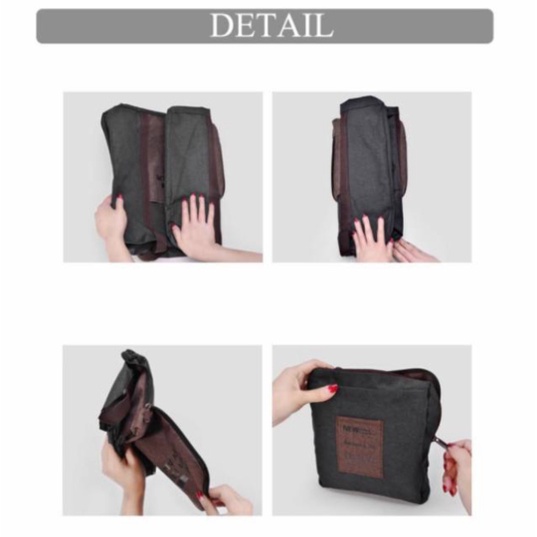 Tr076 - Folding TRAVEL BAG GYM Sports Clothes FOLDABLE Clothing Tote IMPORT DUFFLE<Unk> BAG JUMBO Quality