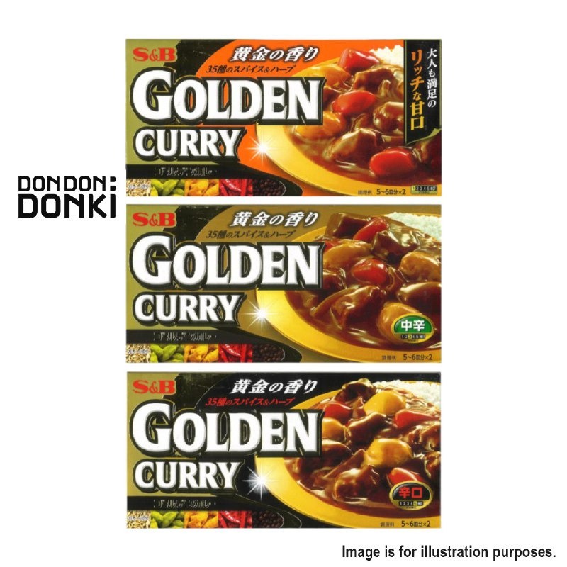 [DONKI]S&B Golden Curry Roux (Assorted) 198g Shopee Singapore