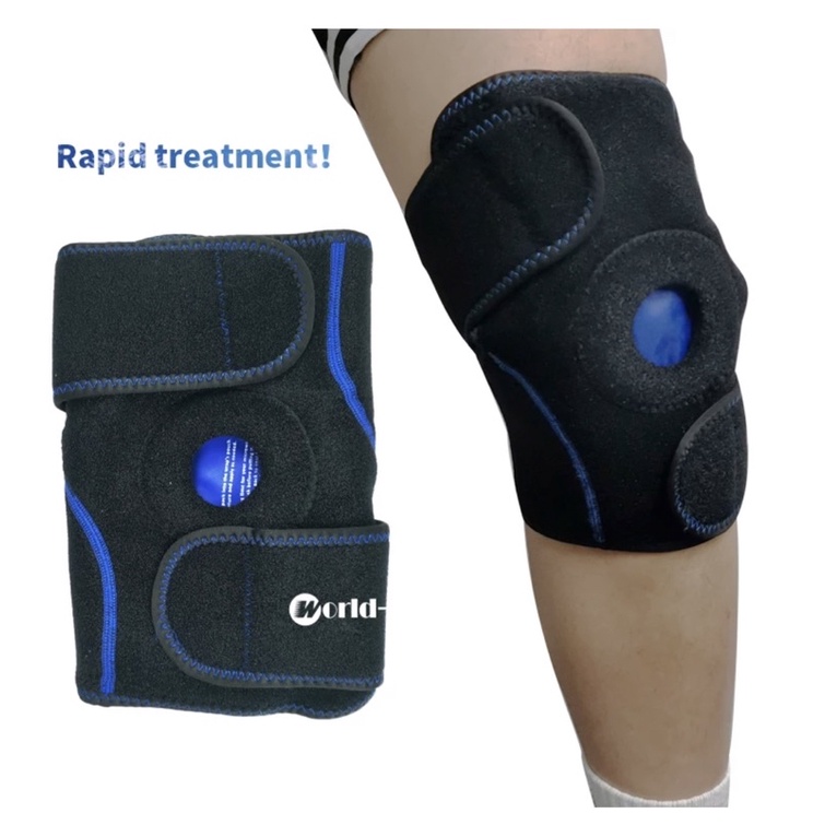 Knee Pain Brace Relief Pain Reusable Gel Ice Wrap for Leg Injuries
