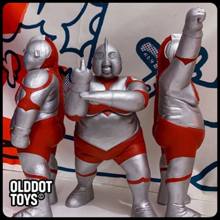 GK Fat House Ultraman Retirement Homemade Q Version Cute Spoof Gift Ornaments Figure Toy Model