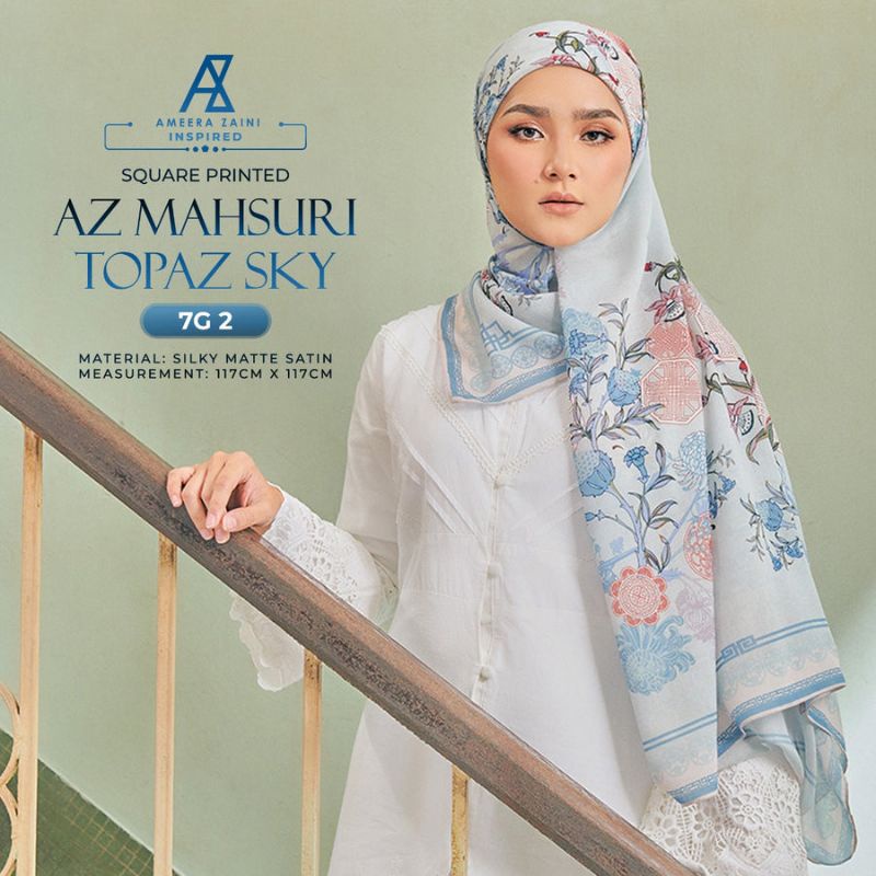 [SG SELLER] AMEERA ZAINI AZ Mahsuri Square Hijab Collection | Shopee ...