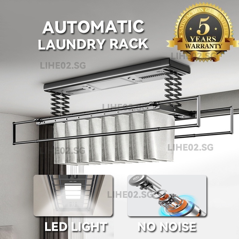 Automated Laundry Rack Smart Laundry System + Standard Installation