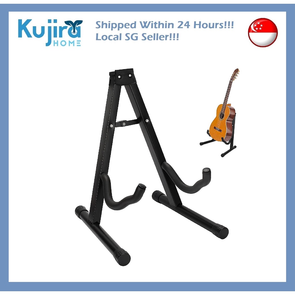 Kujira Homes Guitar Stand Folding Universal A frame Stand for All