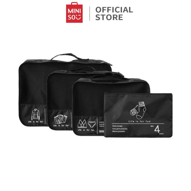 Discount MINISO Travel Organizer Storage Bag 4pcs Portable Travel Bag Selling