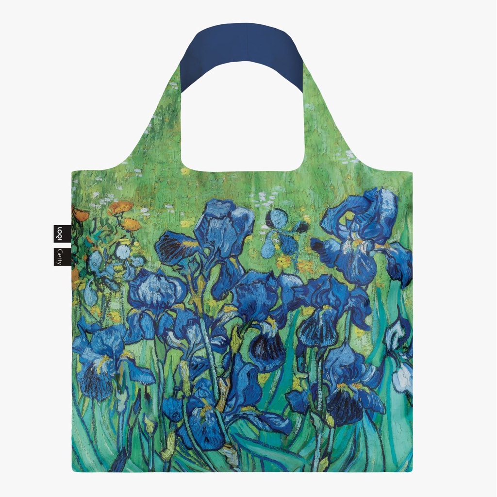 LOQI Museum Foldable Tote Bag - Vincent Van Gogh - Irises