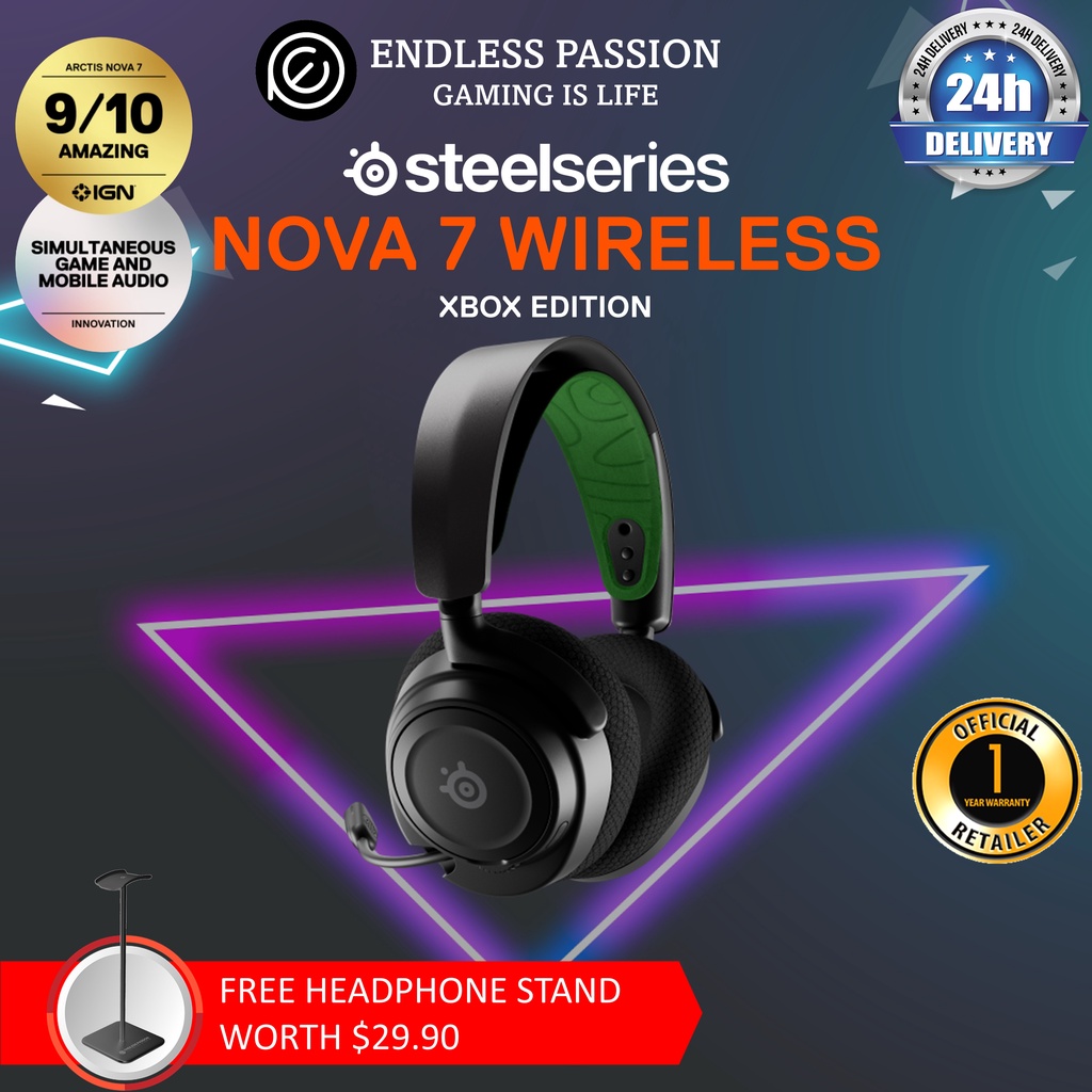 Steelseries Arctis Nova 7X Wireless MultiPlatform Gaming & Mobile