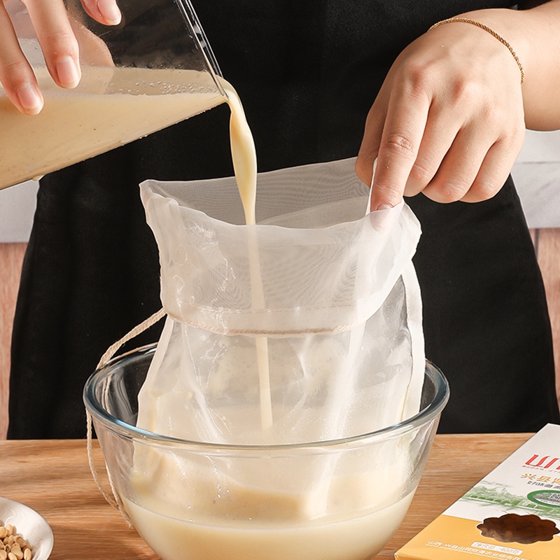 100/200/300/500 Mesh Food Strainer Bags for Straining Almond Milk Soy