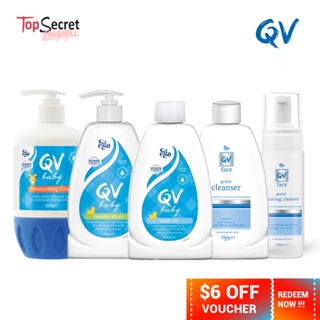 [QV Baby] Gentle Wash / Baby Bath Oil / Moisturising Cream | [QV Face] Gentle Cleanser / Foaming Cleanser