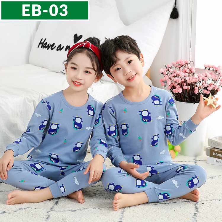 Cotton PJ Series Page 03/  Kids Pyjamas Sets  SG Seller  Boys and Girls Sleepwear  100% Cotton  Children Pajamas