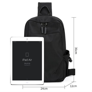 ⭐️Affordable⭐Chest Bag Men's Large-Capacity Crossbody Bag Shoulder Bag Casual Chest Kettle Bag Waterproof Oxford Cloth T #0