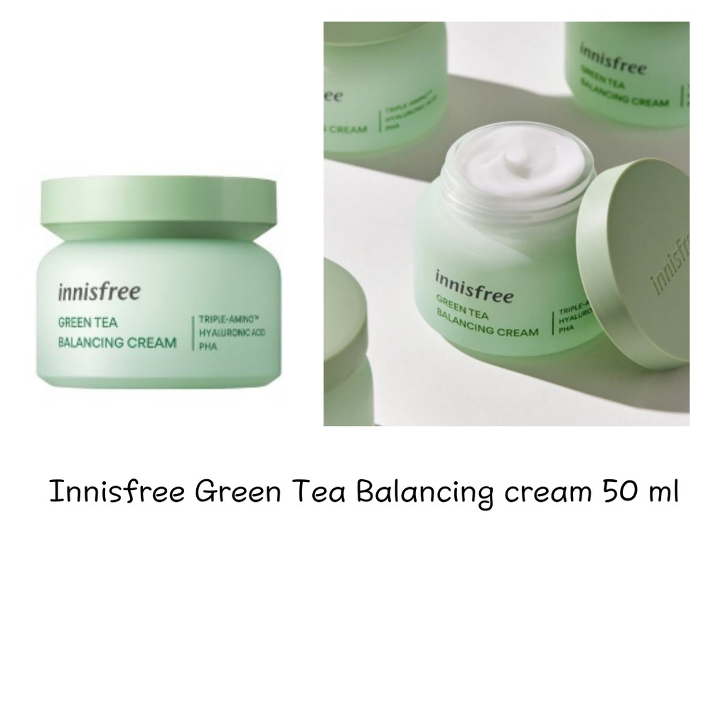 innisfree Green Tea Balancing Cream 50ml Shopee Singapore