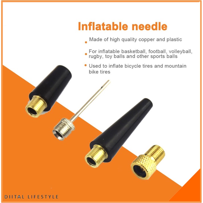 Sport Ball Needle Nozzle Adapter Inflatable Air Valve Ball Pump Needle
