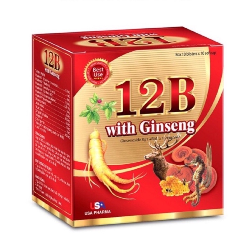 Multivitamin Multivitamin Multivitamin Vitamin 12B With Ginseng Box Of