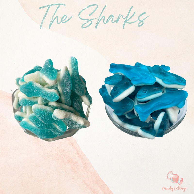 Candy Cottage Blue Shark Dolphin Gummy - Sour and Sweet | Shopee Singapore