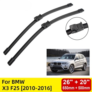 Front Wiper Blades For BMW X3 F25 2010-2016 Windshield Windscreen Window 26”+20” 2010 2011 2012 2013 2014 2015 2016