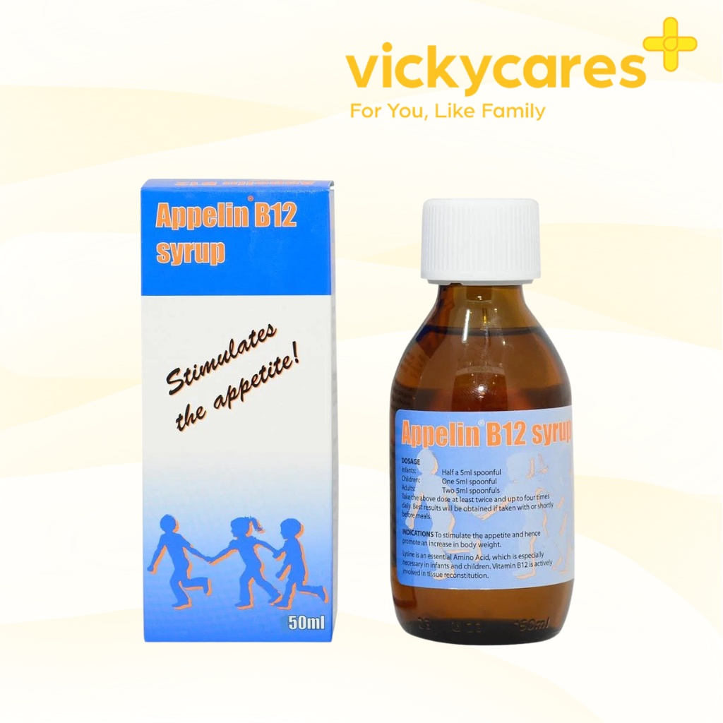 [CLEARANCE] APPELIN VITAMIN B12 SYRUP 150ML EXPIRY END OF 12/2022
