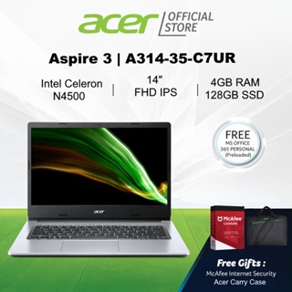 Acer Aspire 3 A314-35-C7UR Laptop with Preloaded 1 Year Microsoft Office 365 Personal