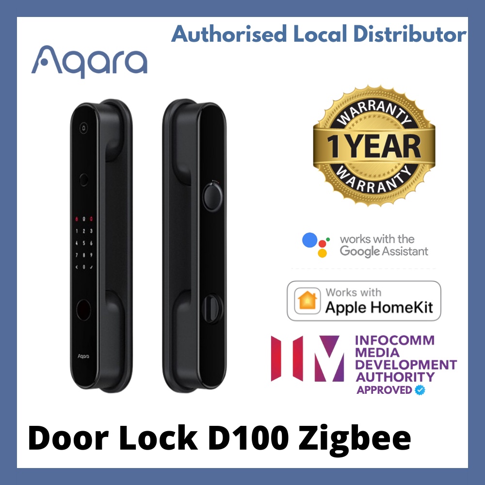 [ 1 Year SG Warranty ] Aqara Smart Door Lock D100 Zigbee Global