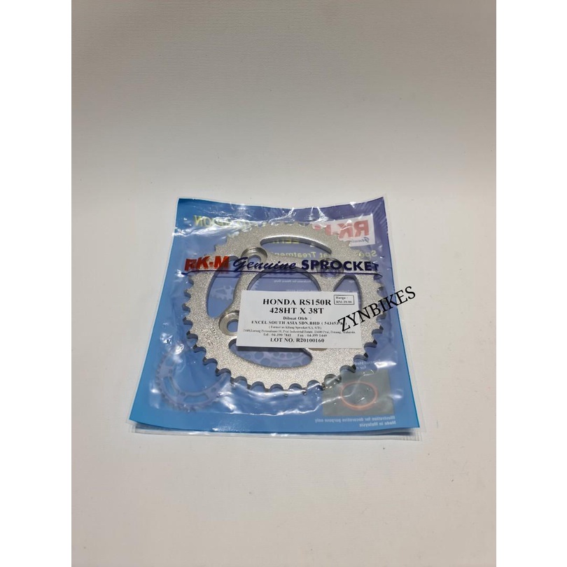 RK FRONT REAR 428 SPROCKET HONDA RS150 RS150R RSX 150 WINNER X | Shopee ...