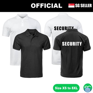 [SG LOCAL] Black Security Polo T Shirt / White Security Shirt / Security Shirt / Security Uniform / Security Polo Tee