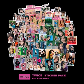 Kpop TWICE Return To The Album THE FEELS Stickers Support Big Head Stickers Handbook Stickers