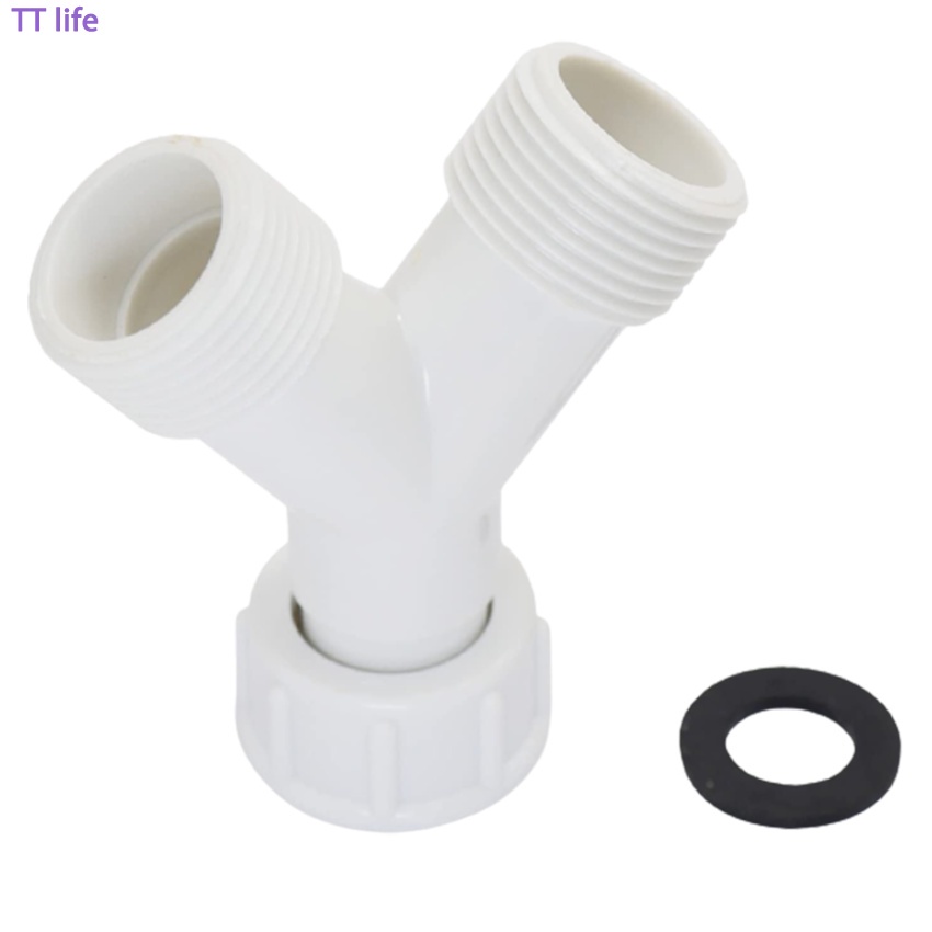 Plastic Appliance Inlet BSP Hose YPiece Splitter Connector, 3/4 inch Y