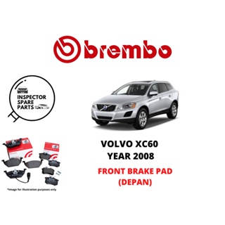 100% BREMBO VOLVO XC60 YEAR 2008 FRONT BRAKE PAD (DEPAN) P86023