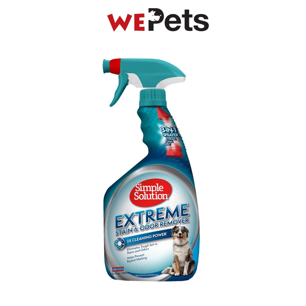 Simple Solution Extreme Dog Stain & Odor Remover Spray (945ml) Shopee