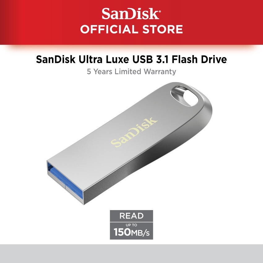 SanDisk Ultra Luxe USB 3.1 Flash Drive  256GB 512GB
