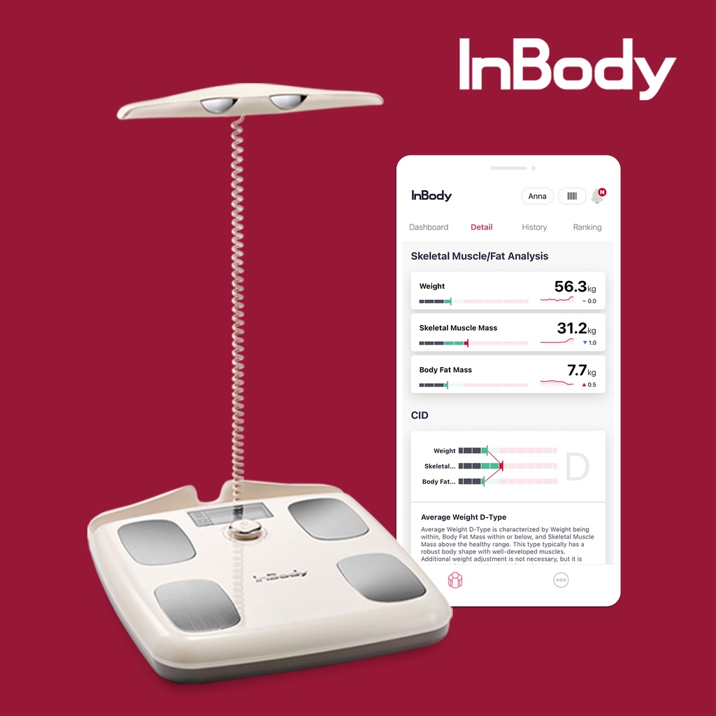 [global version] InBody H20N Full Body Composition Analyzer Smart Scale