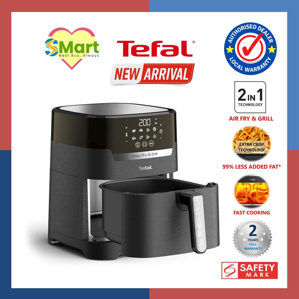 Tefal 4.2L Easy Fry & Grill Precision Digital Air Fryer [EY5058 ...