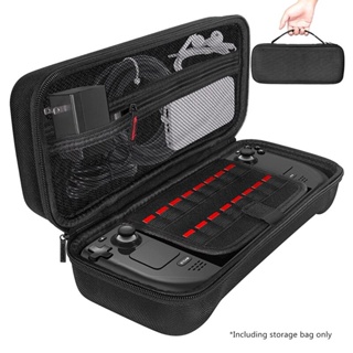 Handheld Game Console Storage Bag Shockproof Organizer Wear-resistant Travel Carry Case for Steam Deck