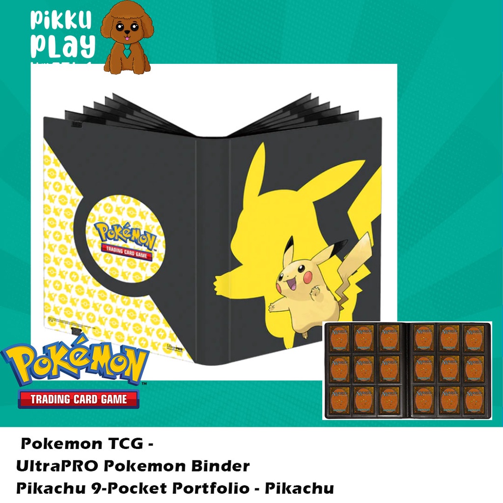 Pokemon TCG UltraPRO Pokemon Binder Pikachu 9-Pocket Portfolio