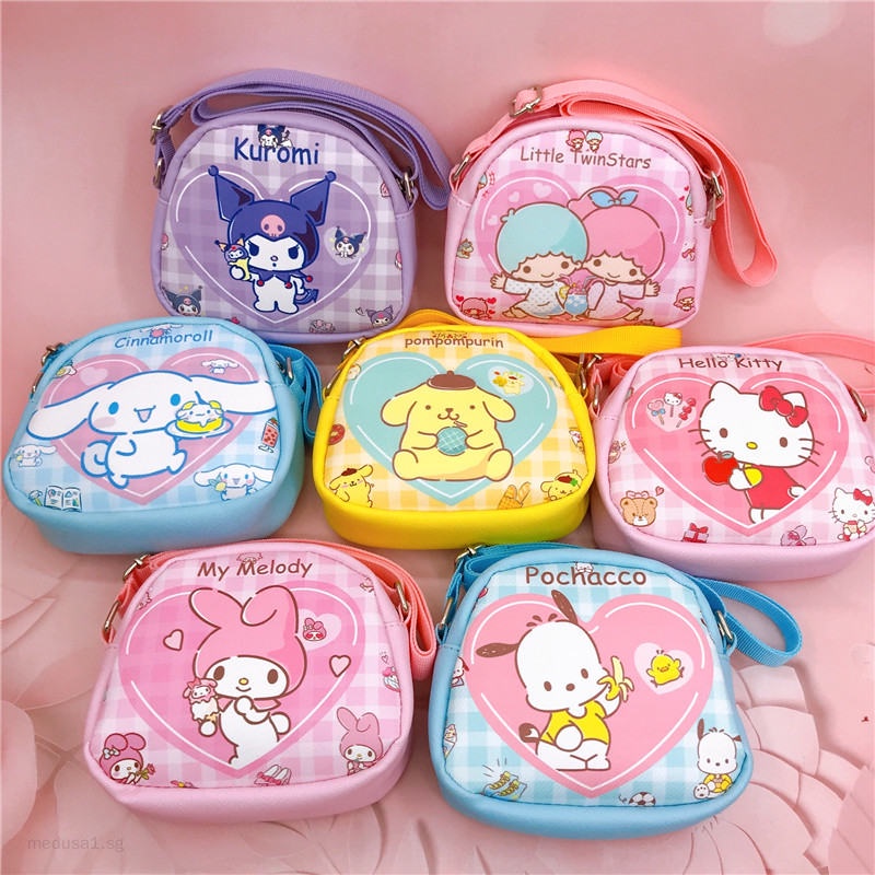 My Melody Kuromi Theme Shouder Bag Fashion Crossbody Bag Cute Hello ...