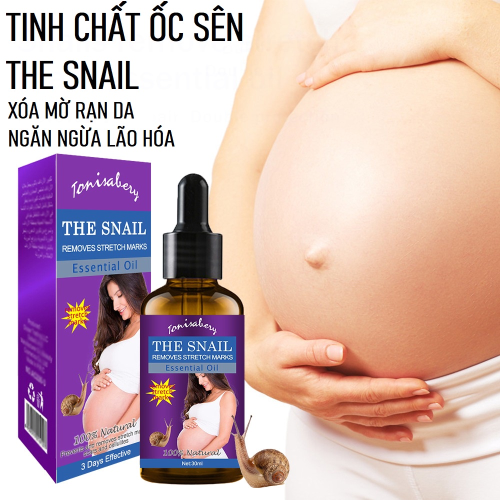 Tinh Chất Ốc Sên THE SNAIL REMOVES STRECH MARKS Giảm Sẹo Làm Mờ Vết Rạn Da, Vết Nám, Tàn Nhang, Dưỡng Trắng Da