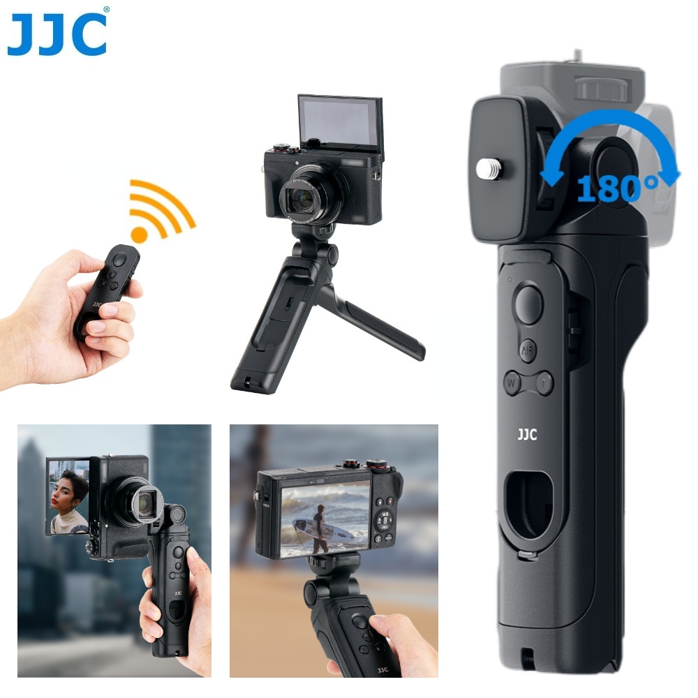 JJC TPC1 Mini Tripod Grip With Detachable Bluetooth Wireless Remote