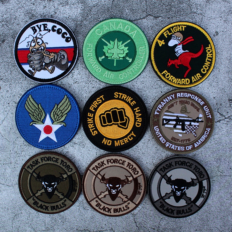 Exquisite Embroidered Military Fan Armband Creative Tactical Backpack