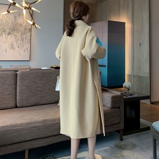 Image of thu nhỏ Autumn Woolen Coat Women's Mid-Length 2021 Winter Horn Buckle High-End Small Trendy #1