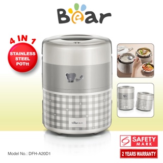 Bear Digital Lunch box 4-in-1 Heating 2.0L Electric Multi Pot (DFH-A20D1)