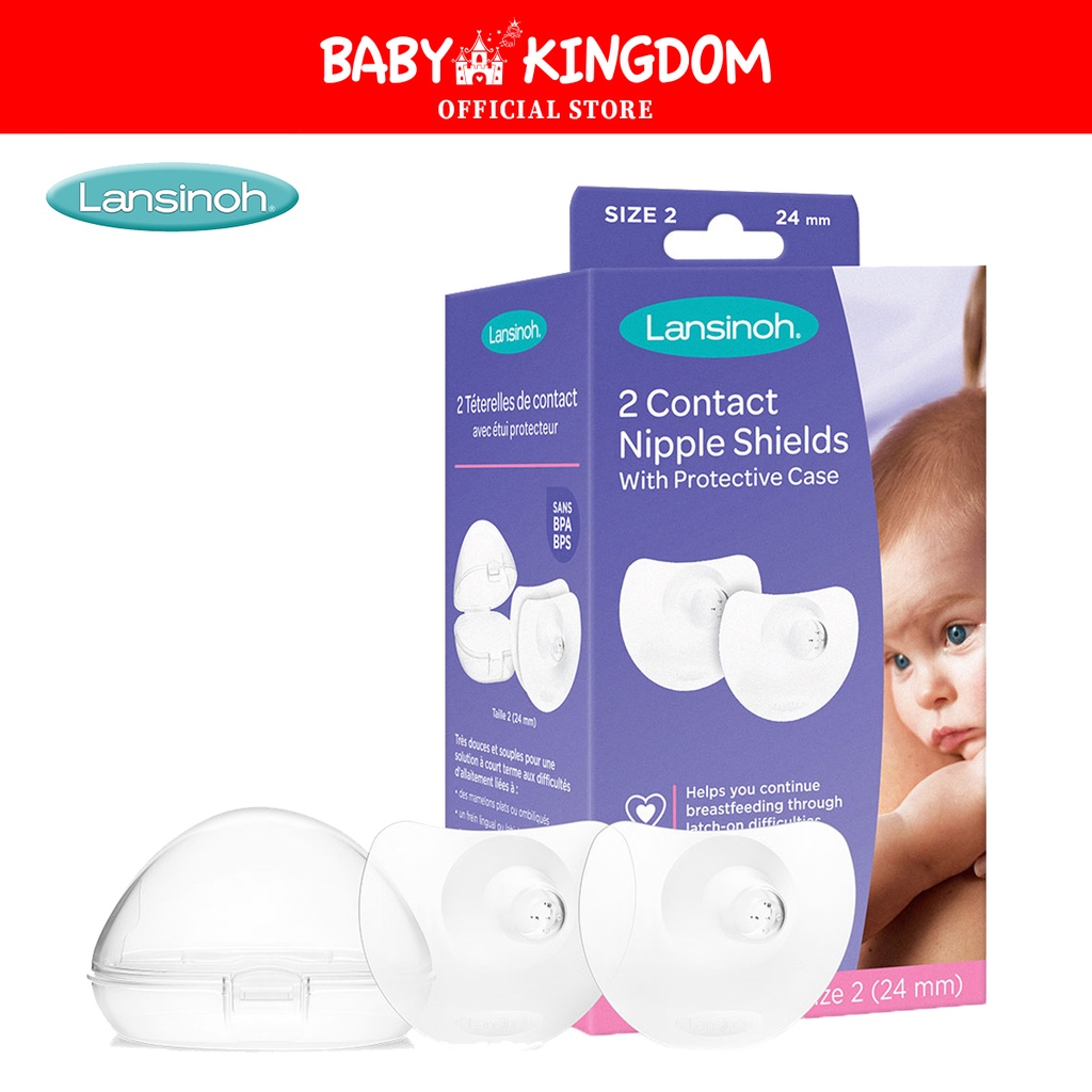 Lansinoh Contact Nipple Shield with Case (2x24mm) Shopee Singapore