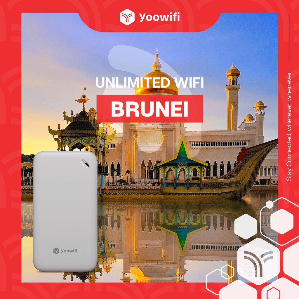 Yoowifi Brunei Unlimited data Pocket Wifi hotspot Rental Travel Wifi