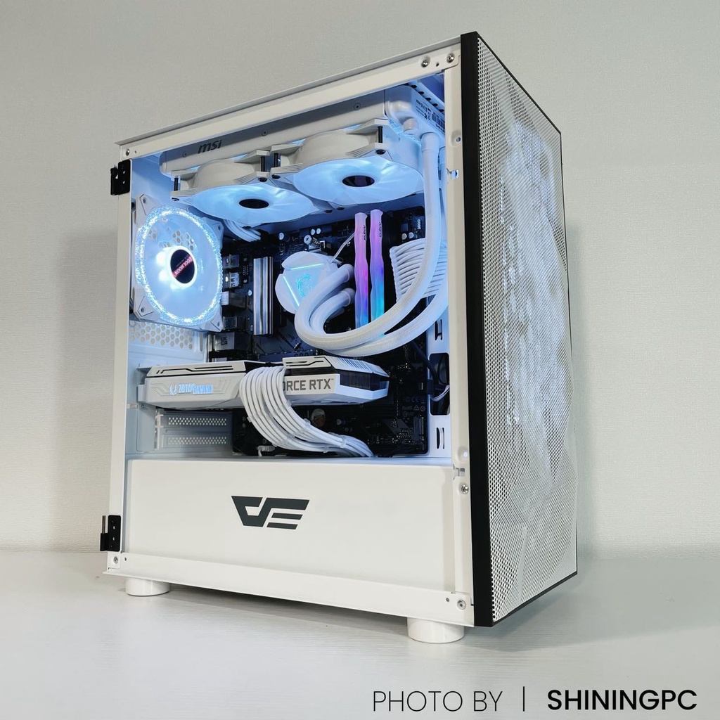 White Theme Gaming Desktop Ryzen 5 5600 with RTX 3060 | Shopee Singapore