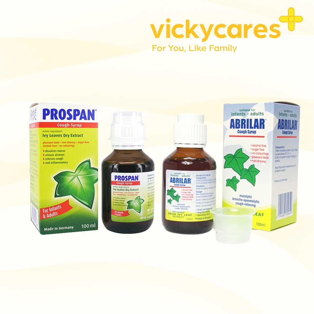 PROSPAN COUGH SYRUP EXP 07/2024 ABRILAR COUGH SYRUP 100ML EXP 04/2025