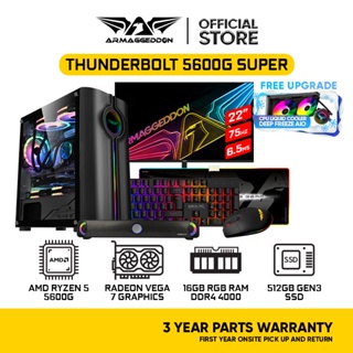 Armaggeddon Thunderbolt 5600G Super Full Set Entry Gaming Desktop / Thunderbolt 5600G Gaming Desktop
