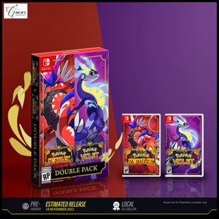 PRE-ORDER Switch Pokemon Scarlet and Violet Standard/Double Pack Edition (Estimated Release Date 18 November 2022)